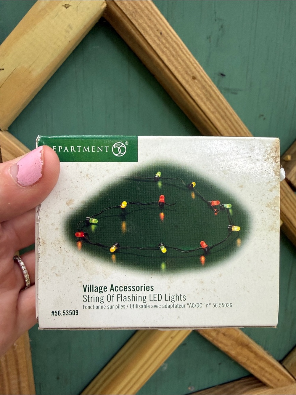 Department 56 Multicolor LED String Lights (Green Wire)